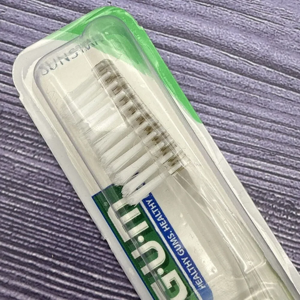 GUM Sunstar #474 Micro Tip FULL Head ULTRA SOFT Regular Toothbrush VTG RARE
